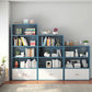 Closed Back Engineered Wood Shelf Bookcase Floor Contemporary Bookshelf with Shelves