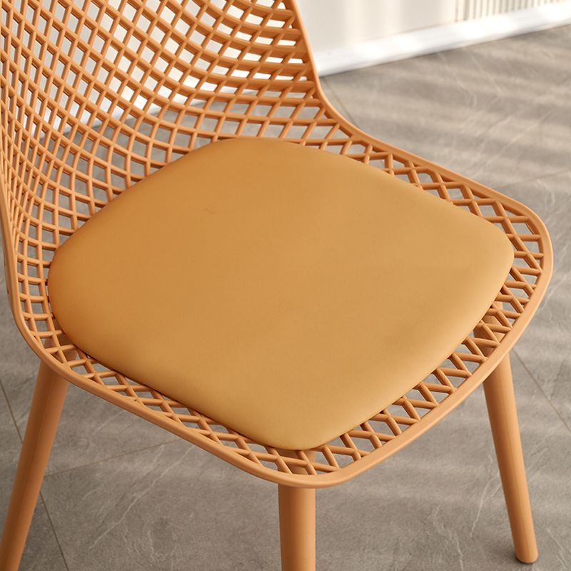 Nordic Cross Back Side Chair Plastic Indoor Chair for Dining Room Bedroom Clearhalo 'Dining Chairs' 'Dining Tables & Seating' 'dining_chair' 'furn' 'furn_dining_chair' 'Furniture' 'Kitchen & Dining Furniture' 1200x1200_8976d3ec-2491-437d-8939-76124f1604c6