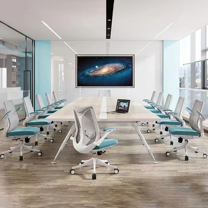 Contemporary Swivel Chair Flip-Up Armrest Mesh Mid-Back Office Chair Clearhalo 'furn' 'furn_office_chair' 'Furniture' 'Office Chairs' 'Office Furniture' 'office_chair' 1200x1200_8978d7e2-1078-4e4d-afc4-c065b1c290c3