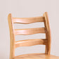 Morden Kitchen Wood Squar Dining Chair Ladder Back Stacking Dining Chair Clearhalo ' kitchen&dining_furn' 'Dining Chairs' 'Dining Tables & Seating' 'dining_chair' 'furn' 'furn_dining_chair' 'Furniture' 'furniture_dining_chair' 'Kitchen & Dining Furniture' 'kitchen' 1200x1200_897abadd-5591-443e-b654-f3c964f190f6