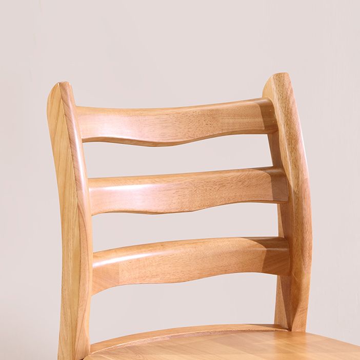 Morden Kitchen Wood Squar Dining Chair Ladder Back Stacking Dining Chair Clearhalo ' kitchen&dining_furn' 'Dining Chairs' 'Dining Tables & Seating' 'dining_chair' 'furn' 'furn_dining_chair' 'Furniture' 'furniture_dining_chair' 'Kitchen & Dining Furniture' 'kitchen' 1200x1200_897abadd-5591-443e-b654-f3c964f190f6