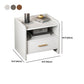 Wooden Bedside Cabinet Modern Minimalist Bedside Table with Drawers