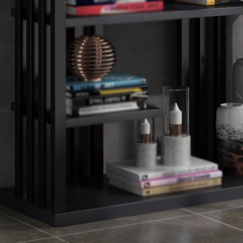 Industrial Style Bookshelf Open Shelf Vertical Metal Shelf with Rectangular Shelves Clearhalo 'Bookcases' 'Furniture' 'furniture_bookcases' 'kitchen' 'kitchen_bookcases' 'Living Room Furniture' 'Office Furniture' 1200x1200_897d824d-3ad5-47e6-b524-003e70d836b9