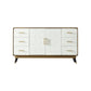 Glam Birch Sideboard Adjustable Shelving Cabinets Credenza with Drawer for Living Room Clearhalo 'buffet_sideboard' 'Buffets & Sideboards' 'furn' 'furn_buffet_sideboard' 'Furniture' 'furniture_buffet_sideboard' 'Kitchen & Dining Furniture' 1200x1200_897d8e2d-b44e-401c-9a8f-94242128671f
