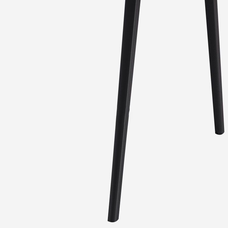 Modern Chair Dining Armless Chairs with Metal Legs for Kitchen