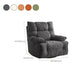 Microsuede Recliner Chair Recliner Swivel Rocker Recliner Chair Solid Color Clearhalo 'Chairs & Seating' 'furn' 'furn_recliners' 'Furniture' 'Living Room Furniture' 'Recliners' 1200x1200_897f9dfb-a872-43df-a1d7-944af58cd4f1