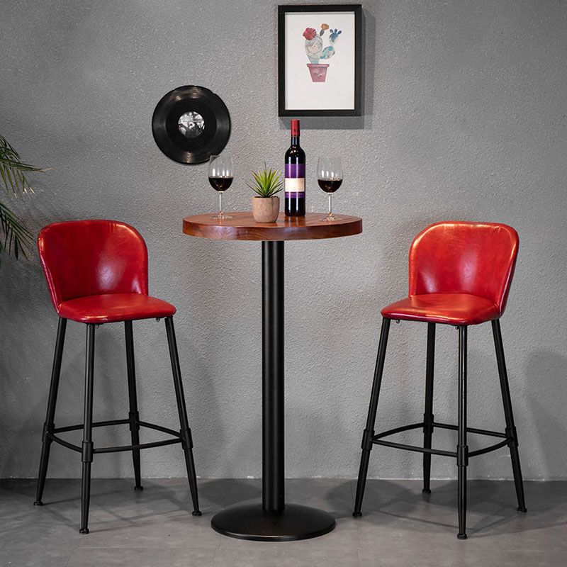 1/2/3 Pieces Industrial Solid Wood Bar Table Set Round Bistro Set for Dining Room Clearhalo 'Bar Furniture' 'furn' 'furn_home_bar_bar_sets' 'Furniture' 'Home Bars & Bar Sets' 'home_bar_bar_sets' 'Kitchen & Dining Furniture' 1200x1200_897ff5a7-9bec-40dc-acb7-71f892d8fec1