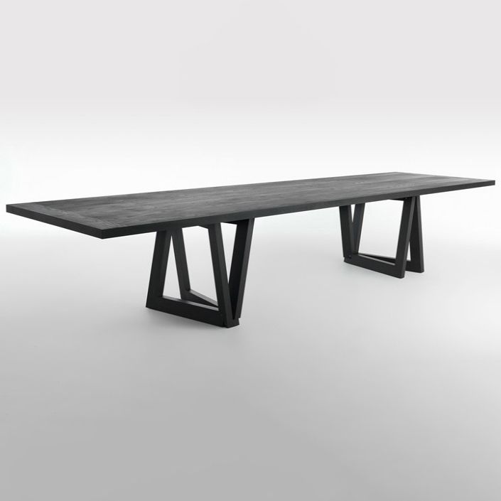 Industrial Pine Wood Table for Restaurant Rectangle Dining Table with Double Pedestal Base Clearhalo ' dining_table' 'Dining Tables & Seating' 'Dining Tables' 'furn' 'furn_dining_table' 'Furniture' 'furniture_dining_table' 'Kitchen & Dining Furniture' 'kitchen&dining_furn' 'kitchen' 'kitchen_dining_table' 1200x1200_8981eed4-c701-4e53-a773-8b5ae0c8d06b