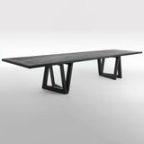 Industrial Pine Wood Table for Restaurant Rectangle Dining Table with Double Pedestal Base Clearhalo ' dining_table' 'Dining Tables & Seating' 'Dining Tables' 'furn' 'furn_dining_table' 'Furniture' 'furniture_dining_table' 'Kitchen & Dining Furniture' 'kitchen&dining_furn' 'kitchen' 'kitchen_dining_table' 1200x1200_8981eed4-c701-4e53-a773-8b5ae0c8d06b
