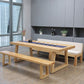 Modern Pine Solid Wood Table Rectangle Dining Table with Double Pedestal Base Clearhalo ' dining_table' 'Dining Tables & Seating' 'Dining Tables' 'furn' 'furn_dining_table' 'Furniture' 'furniture_dining_table' 'Kitchen & Dining Furniture' 'kitchen&dining_furn' 'kitchen' 'kitchen_dining_table' 1200x1200_8982909c-4302-4532-a136-18df13d59264