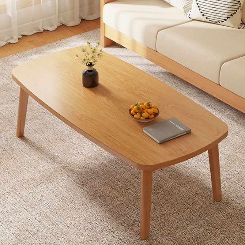 Simple Solid Wood Rectangular Coffee Table 4 Legs Folding Cocktail Table Clearhalo 'Coffee & Accent Tables' 'Coffee Tables' 'coffee_tables' 'furn' 'furn_coffee_tables' 'Furniture' 'Living Room Furniture' 1200x1200_8983022a-b0c7-42d1-a9ea-20718c587e9e