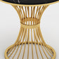 Set da pranzo Glam Stone 1/4/5 pezzi Mobili da pranzo in oro per la casa