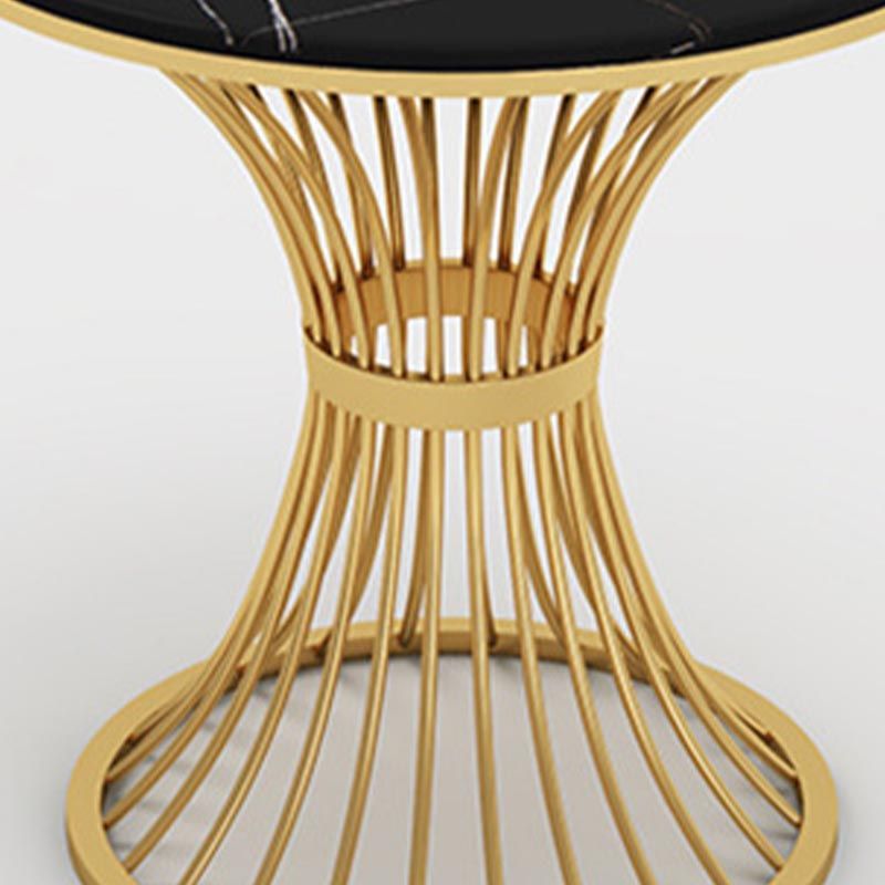 Set da pranzo Glam Stone 1/4/5 pezzi Mobili da pranzo in oro per la casa