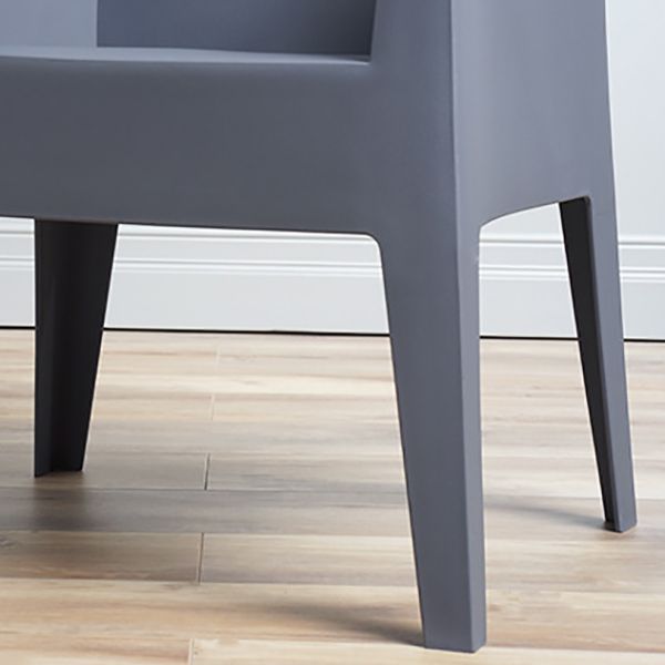 Contemporary Style Dining Chairs Arm Dining Chairs with Plastic Legs for Kitchen Clearhalo 'Dining Chairs' 'Dining Tables & Seating' 'dining_chair' 'furn' 'furn_dining_chair' 'Furniture' 'Kitchen & Dining Furniture' 1200x1200_898710a9-24d1-45ba-a28d-0a2bbafa8245
