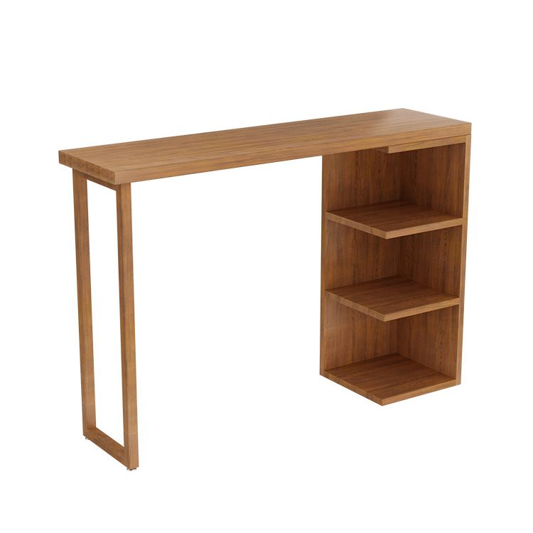 Nordic Glam Wooden Bar Counter Table Rectangle Dining Table for Kitchen Clearhalo 'Bar Furniture' 'Bar Tables' 'bar_tables' 'furn' 'furn_bar_tables' 'Furniture' 'furniture_bar_tables' 'Kitchen & Dining Furniture' 1200x1200_898ac79b-ef2d-433b-9e07-05e629c41d1c