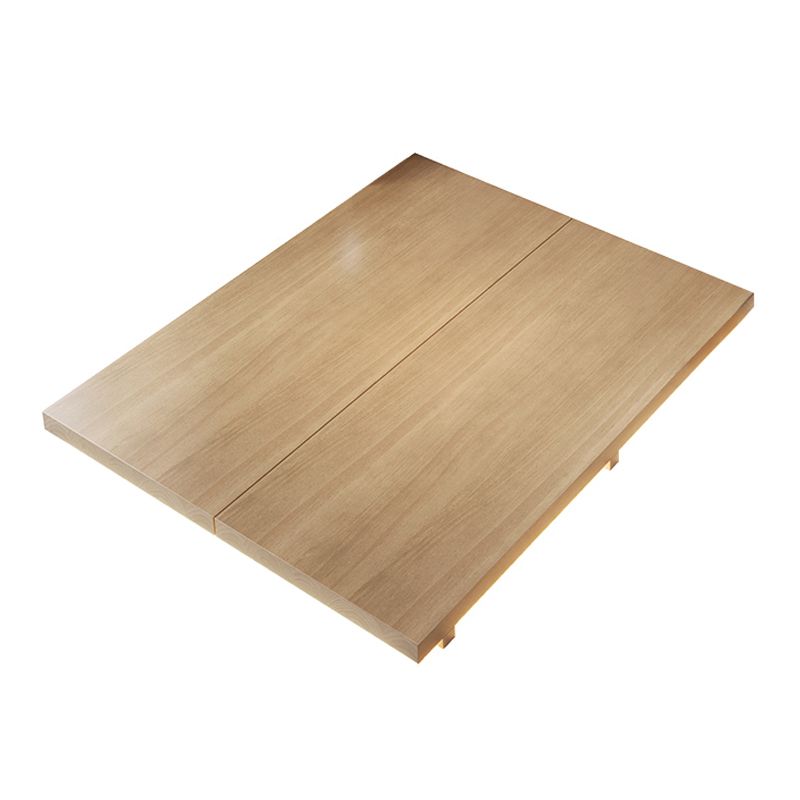 Pine Wood Platform Bed Frame in Natural,78.74 Inch Long with  Legs