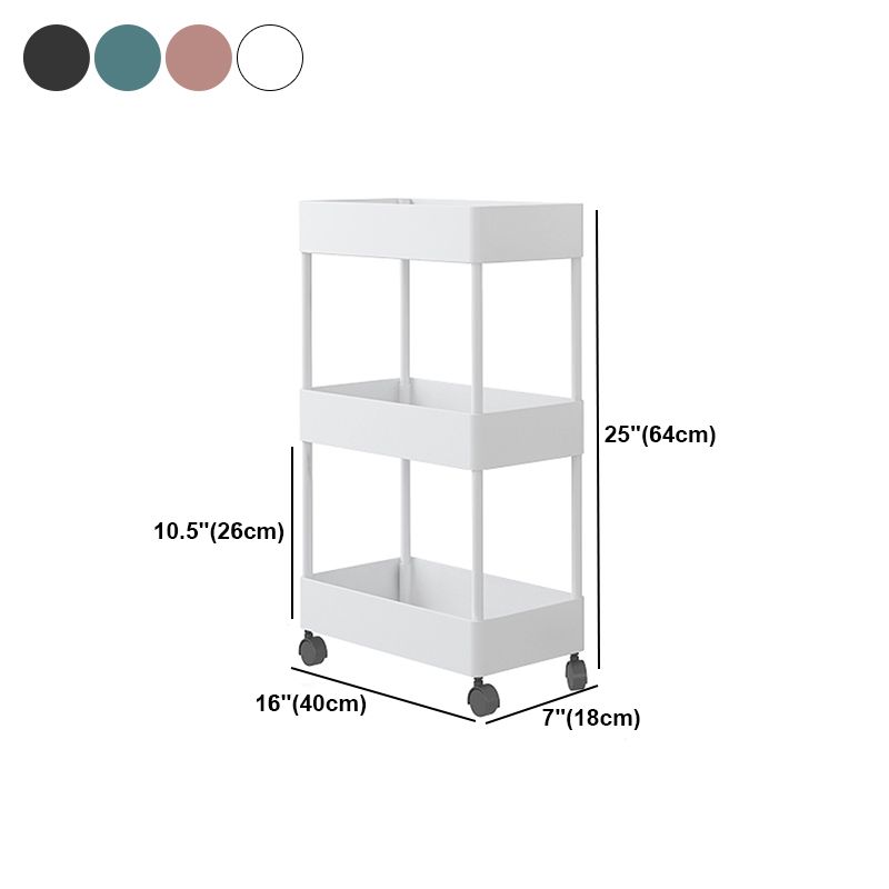 Modern Style Bookshelf Open Shelf Bookcase with Caster Wheels Clearhalo 'Bookcases' 'furn' 'furn_bookcases' 'Furniture' 'furniture_bookcases' 'kitchen' 'kitchen_bookcases' 'Living Room Furniture' 'Office Furniture' 1200x1200_898fc760-c821-4e45-b348-8cc6163c6b41