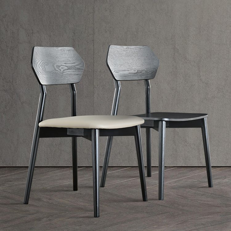 Armless Dining Room Chairs Modern Solid Wood Side Chairs for Dining Room Clearhalo 'Dining Chairs' 'Dining Tables & Seating' 'dining_chair' 'furn' 'furn_dining_chair' 'Furniture' 'furniture_dining_chair' 'Kitchen & Dining Furniture' 1200x1200_8990519a-eab8-4589-9543-fc370ca917b3