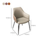 Faux Leather Dining Chairs Upholstered Arm Chairs with Metal Base Clearhalo 'Dining Chairs' 'Dining Tables & Seating' 'dining_chair' 'furn' 'furn_dining_chair' 'Furniture' 'Kitchen & Dining Furniture' 1200x1200_8990be54-7ae2-490c-9b01-834df2ff554f