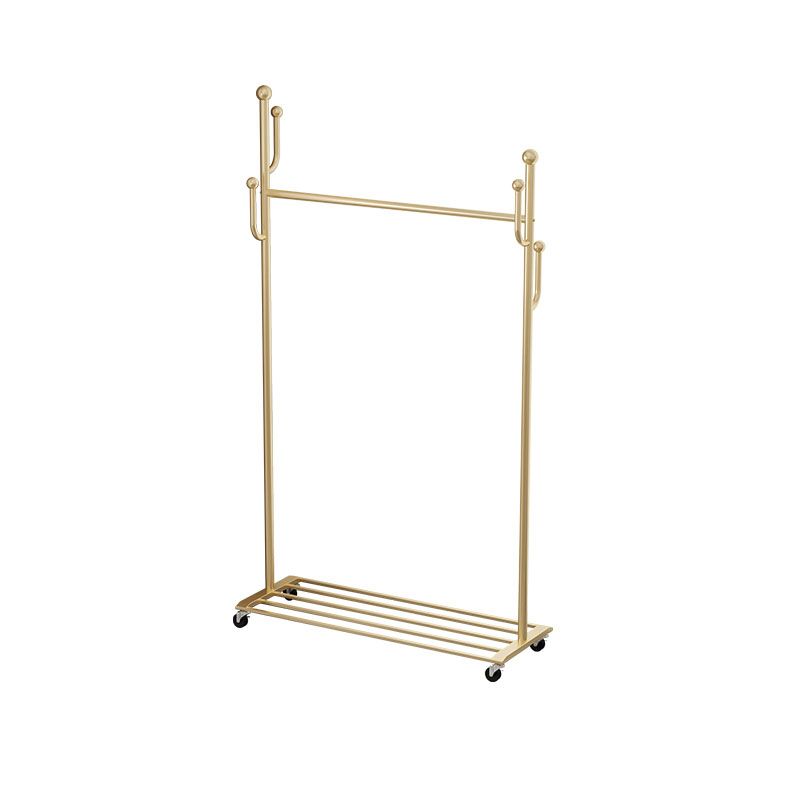 Castori di piantature in metallo classico gancio di rivestimento design con scaffale inferiore