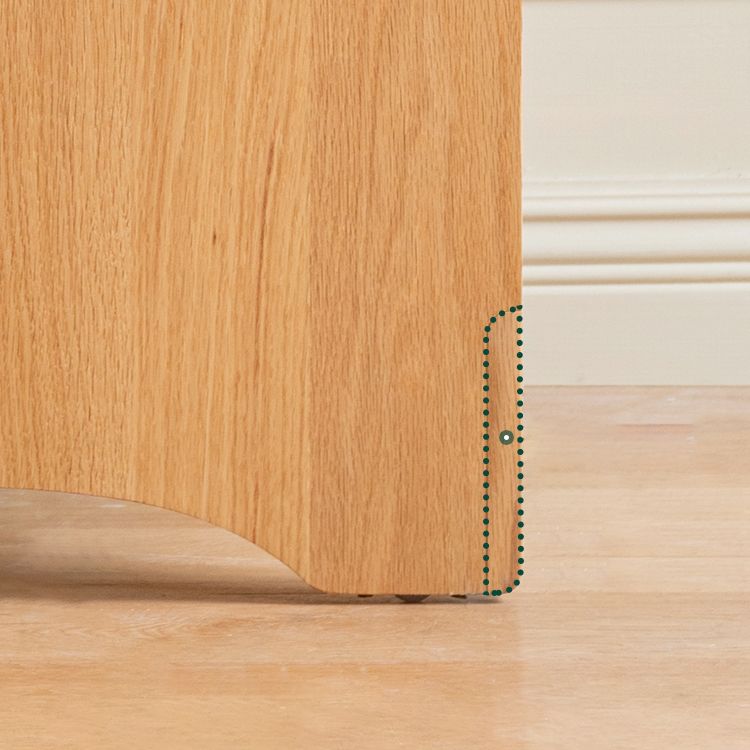 Glass Paned Living Room Contemporary Solid Wood Accent Cabinet with Drawer Clearhalo 'Cabinets & Chests' 'cabinets_chests' 'furn' 'furn_cabinets_chests' 'Furniture' 'Living Room Furniture' 1200x1200_8995513d-1ed6-4e23-af39-3d9378518305