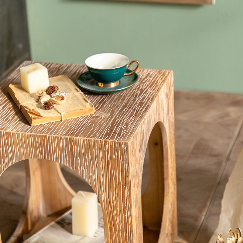 Tavolino moderno di caffè in legno in legno rettangolare tavolo da cocktail