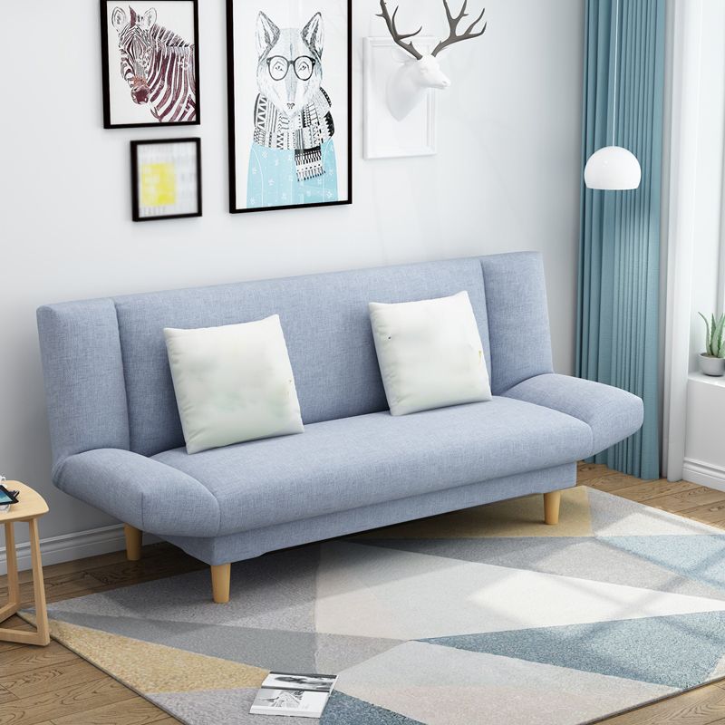 Linen Modern Sofa 22"W Convertible Sofa Armless Tight Back Sofa Clearhalo 'furn' 'furn_sofas' 'Furniture' 'furniture_sofas' 'kitchen' 'kitchen_sofas' 'Living Room Furniture' 'Sofa' 'sofas' 1200x1200_8996b736-92a2-4cad-b3fd-942311b6bd61