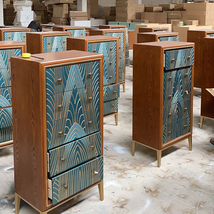 Dessous Brust mit Holzoberteil und Beinen Brust mit Schubladen für Schlafzimmer