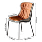 Industrial Style Home Side Chair Set Leather Dining Chair with Metal Legs Clearhalo ' kitchen&dining_furn' 'Dining Chairs' 'Dining Tables & Seating' 'dining_chair' 'furn' 'furn_dining_chair' 'Furniture' 'furniture_dining_chair' 'Kitchen & Dining Furniture' 'kitchen' 1200x1200_899951cf-7330-4b6b-8c02-ead6d8181a76
