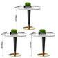 Minimalist Sintered Stone White Dining Table Round Shape Dining Table with Pedestal Base Clearhalo ' dining_table' 'Dining Tables & Seating' 'Dining Tables' 'furn' 'furn_dining_table' 'Furniture' 'furniture_dining_table' 'Kitchen & Dining Furniture' 'kitchen&dining_furn' 'kitchen' 'kitchen_dining_table' 1200x1200_8999e832-5582-41f3-8502-c4ddd306a34c