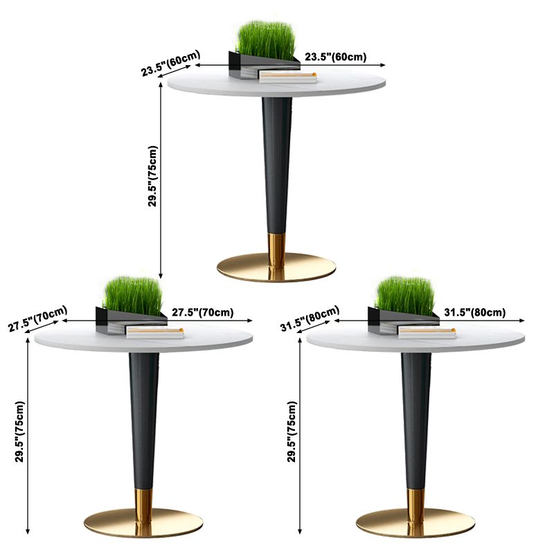 Minimalist Sintered Stone White Dining Table Round Shape Dining Table with Pedestal Base Clearhalo ' dining_table' 'Dining Tables & Seating' 'Dining Tables' 'furn' 'furn_dining_table' 'Furniture' 'furniture_dining_table' 'Kitchen & Dining Furniture' 'kitchen&dining_furn' 'kitchen' 'kitchen_dining_table' 1200x1200_8999e832-5582-41f3-8502-c4ddd306a34c