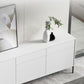 Wood Server Credenza in stile contemporaneo con armadi e cassetti