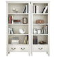 Rectangle Standard Solid Wood Bookcase Nordic Closed Back Bookshelf