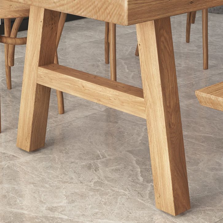 Modern 1/2/3/5/6 Pieces Rectangle Dining Set Solid Wood Dining Table with Chairs Clearhalo 'Dining Room Sets' 'Dining Tables & Seating' 'dining_room_set' 'furn' 'furn_dining_room_set' 'Furniture' 'furniture_dining_room_set' 'Kitchen & Dining Furniture' 'kitchen&dining_furn' 'kitchen' 1200x1200_899c3118-d3dc-4171-83bc-13d6698b0b57