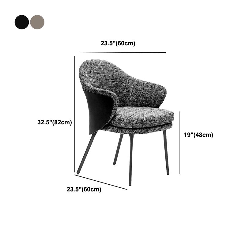 Contemporary Dining Room Side Chairs Upholstered Dining Chairs Clearhalo 'Dining Chairs' 'Dining Tables & Seating' 'dining_chair' 'furn' 'furn_dining_chair' 'Furniture' 'Kitchen & Dining Furniture' 1200x1200_899c9b2f-dfbd-446c-93b0-7c7e0c11d31d