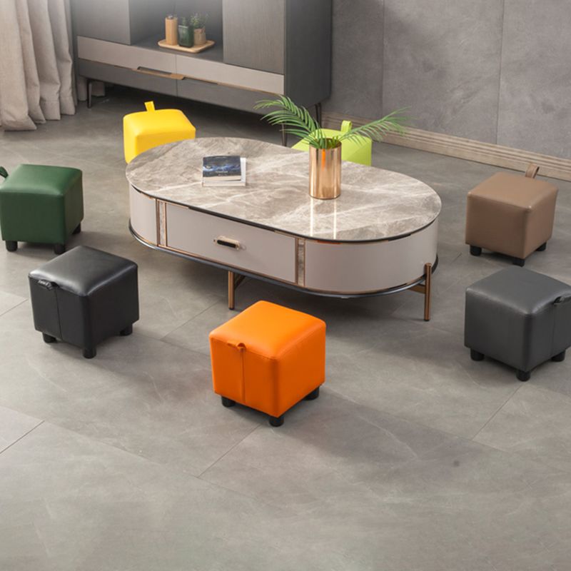 Moderno sherpa pouf pouf semplice pho di divano resistente all'acqua