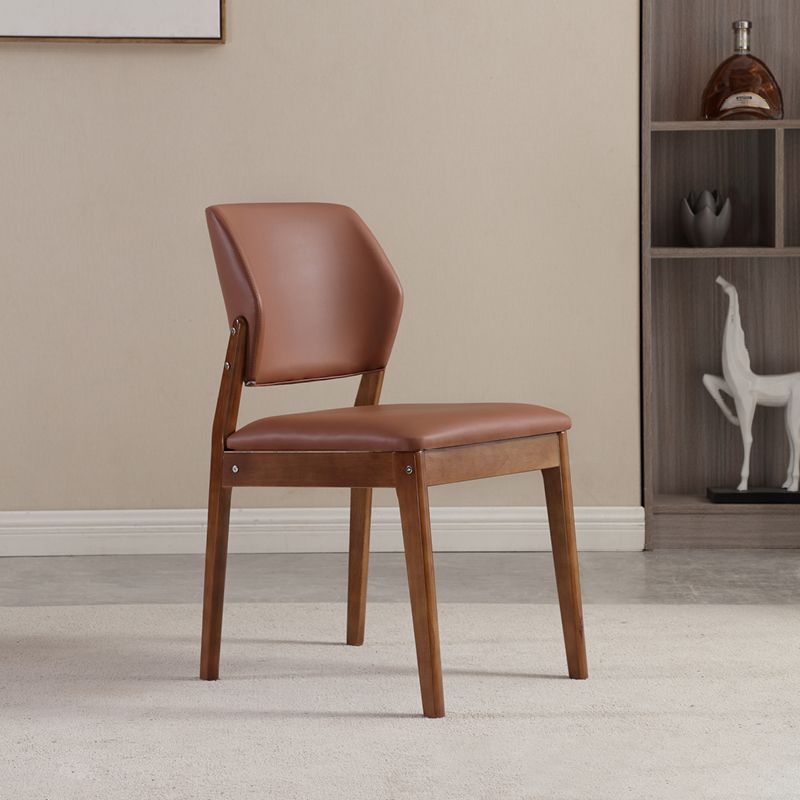 Upholstered Kitchen Side Chair Modern Style Open Back Armless Chair Clearhalo 'Dining Chairs' 'Dining Tables & Seating' 'dining_chair' 'furn' 'furn_dining_chair' 'Furniture' 'Kitchen & Dining Furniture' 1200x1200_89a1620a-9f7d-4d1d-975f-e1d764850c96