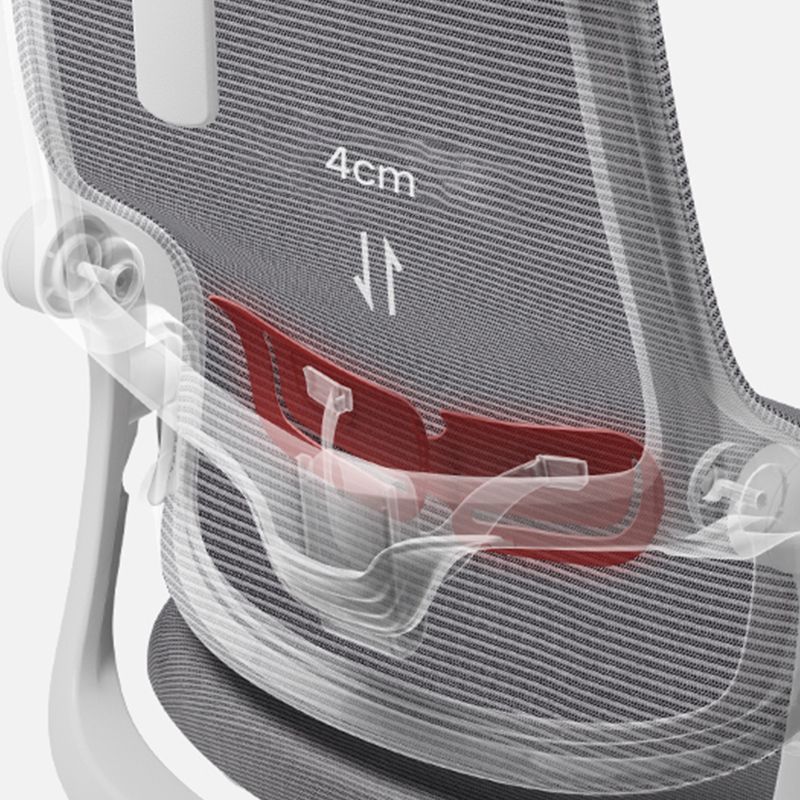 Eigentijdse verstelbare arm bureaustoelstoel met wielen