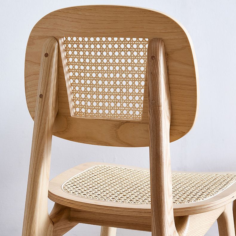 Open Back Side Chair Scandinavian Design Wood Dining Room Chairs Clearhalo 'Dining Chairs' 'Dining Tables & Seating' 'dining_chair' 'furn' 'furn_dining_chair' 'Furniture' 'Kitchen & Dining Furniture' 1200x1200_89a27650-0fff-4152-be9e-279431d83b14