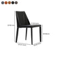 Modern Style Home Side Chair Solid Back Upholstered Dining Room Chair (Set of 2) Clearhalo ' kitchen&dining_furn' 'Dining Chairs' 'Dining Tables & Seating' 'dining_chair' 'furn' 'furn_dining_chair' 'Furniture' 'furniture_dining_chair' 'Kitchen & Dining Furniture' 'kitchen' 1200x1200_89a32d9a-5cfe-4c4d-95c7-da483e335aa6