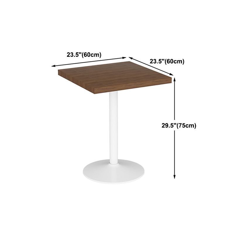 Solid Wood Brown Dining Table Industrial Kitchen Table with Metal Pedestal Base Clearhalo ' dining_table' 'Dining Tables & Seating' 'Dining Tables' 'furn' 'furn_dining_table' 'Furniture' 'furniture_dining_table' 'Kitchen & Dining Furniture' 'kitchen&dining_furn' 'kitchen' 'kitchen_dining_table' 1200x1200_89a3ce55-177f-44ee-84b9-4c0b50b5cc39