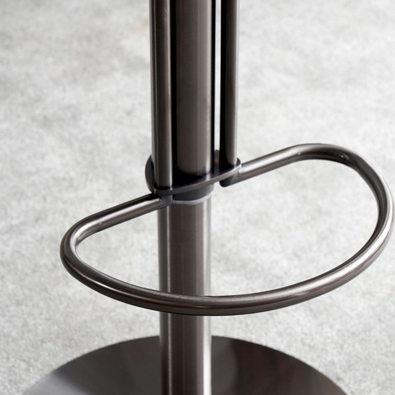 Industrial Adjustable Bar Stool Leather Backrest Counter Stool for Bristol Clearhalo 'Bar Furniture' 'Bar Stools' 'bar_stools' 'furn' 'furn_bar_stools' 'Furniture' 'Kitchen & Dining Furniture' 1200x1200_89a4c0cf-6e69-43fc-a580-b5aae53b94d8