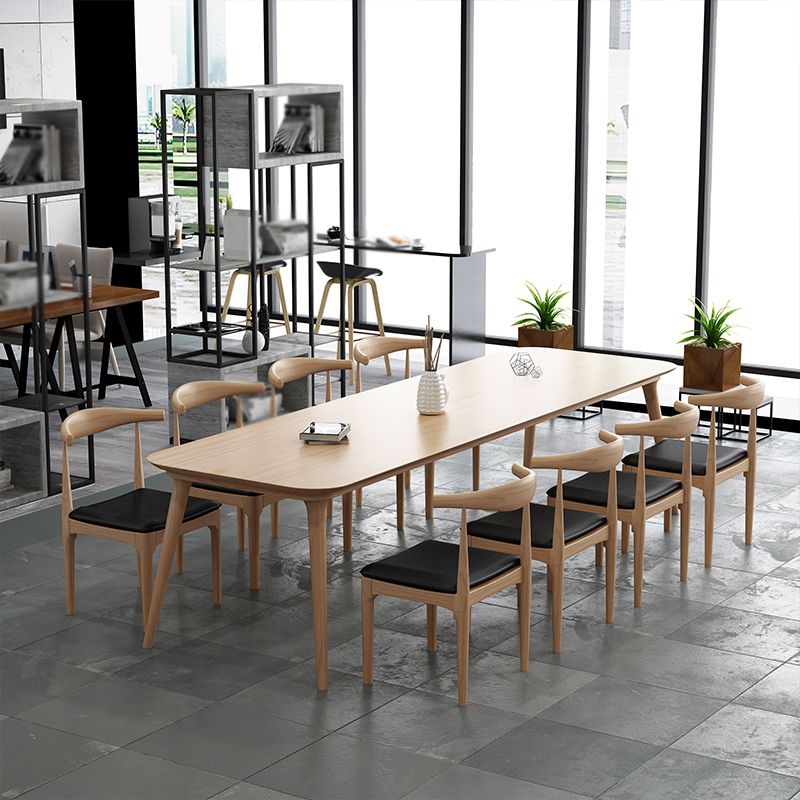 Industrial 1/2/9 Pieces Dining Set Solid Wood Dining Table for Home Use Clearhalo 'Dining Room Sets' 'Dining Tables & Seating' 'dining_room_set' 'furn' 'furn_dining_room_set' 'Furniture' 'furniture_dining_room_set' 'Kitchen & Dining Furniture' 'kitchen&dining_furn' 'kitchen' 1200x1200_89a5f1b8-ad65-403c-9b0d-67193797e464