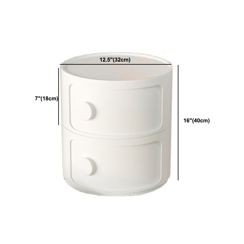 12.6 "W Mesa de noche moderna Cabina de almacenamiento del lado derecho