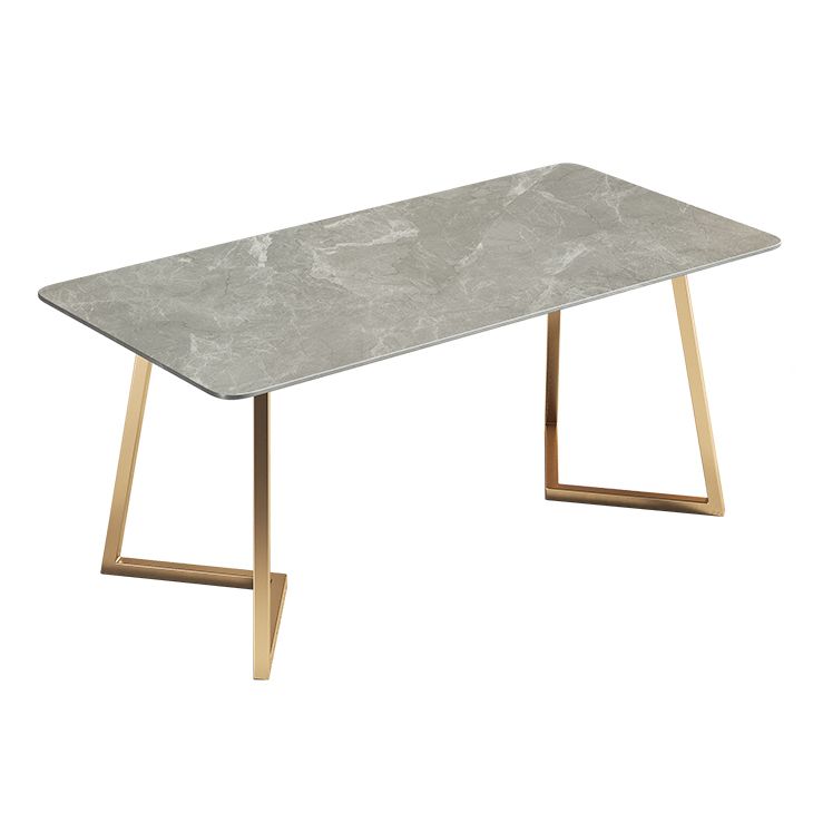 Metal Traditional Luxury Rectangle Table Sintered Stone Table with Sled Base Clearhalo ' dining_table' 'Dining Tables & Seating' 'Dining Tables' 'furn' 'furn_dining_table' 'Furniture' 'furniture_dining_table' 'Kitchen & Dining Furniture' 'kitchen&dining_furn' 'kitchen' 'kitchen_dining_table' 1200x1200_89ab463b-eb4f-4842-8010-250cd1359908