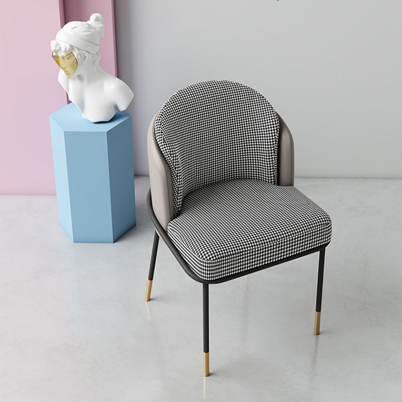 Glam Metal Dining Room Chairs Parsons Armless Dining Chairs for Restaurant Use Clearhalo ' kitchen&dining_furn' 'Dining Chairs' 'Dining Tables & Seating' 'dining_chair' 'furn' 'furn_dining_chair' 'Furniture' 'furniture_dining_chair' 'Kitchen & Dining Furniture' 'kitchen' 1200x1200_89acc8cc-217d-46aa-bac9-4c6efd409c23