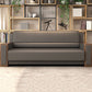 Contemporary Tight Back Single Cushion Seat Sofa 35.43"High Square Arm Sofa, Gray Clearhalo 'furn' 'furn_sofas' 'Furniture' 'furniture_sofas' 'kitchen' 'kitchen_sofas' 'Living Room Furniture' 'Sofa' 'sofas' 1200x1200_89ad6d2d-fdc8-4c23-850d-a28384edf5e0