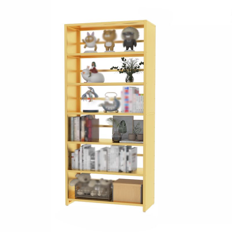 Modern Metal Bookshelf Open Shelf Bookcase with Rectangular Shelves Clearhalo 'Bookcases' 'Furniture' 'furniture_bookcases' 'kitchen' 'kitchen_bookcases' 'Living Room Furniture' 'Office Furniture' 1200x1200_89ae5b7e-36e6-4a2e-b22e-f5d08eab992c