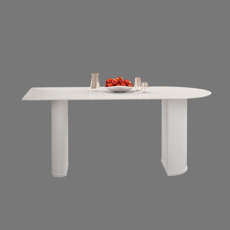 Solid Wood Modern Free Form Dining Table Sintered Stone Top Table for Dining Room Clearhalo ' dining_table' 'Dining Tables & Seating' 'Dining Tables' 'furn' 'furn_dining_table' 'Furniture' 'furniture_dining_table' 'Kitchen & Dining Furniture' 'kitchen&dining_furn' 'kitchen' 'kitchen_dining_table' 1200x1200_89b2d586-77c7-4560-a7c5-8c2257994a23
