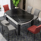 Modern Round Pedestal Dining Table Matte Finish Solid Wood Extendable Dining Table Clearhalo 'Dining Tables & Seating' 'Dining Tables' 'dining_table' 'furn' 'furn_dining_table' 'Furniture' 'furniture_dining_table' 'Kitchen & Dining Furniture' 'kitchen' 'kitchen_dining_table' 1200x1200_89b39fc1-af80-48c4-bdec-bc1f65f0e838
